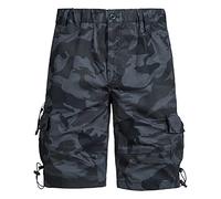2024 Pantalones Cortos Hombre Verano Casual Moda Trabajo Pantalones Corto Deporte Jogging Pantalon Fitness Chandal Hombre Talla Grande Pantalones de Trekking Deportes al Aire Libre Playa
