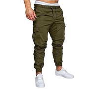 2024 Pantalones de Trabajo Hombre Pantalones cargo para hombre, pantalones casuales con bolsillos, pantalones desmontables sueltos, ropa deportiva, pantalones deportivos Pantalones Deporte Hombre