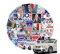 2024 Pegatinas Electivas de Estados Unidos, 2024 - 50 Unidades DIY Pegatinas Electivas de Estados Unidos | para el hogar con tema político para ventanas, paredes, coches, camiones, botellas de agua