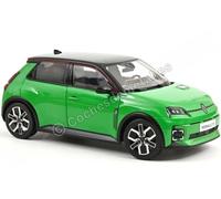2024 Renault 5 R5 E-Tech Electric Verde/Negro 1:18 Norev 185502