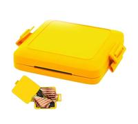 2024 - Sandwichera para microondas, tostadora de queso a la parrilla para microondas, tostadora para microondas, tostadora con correas de silicona ajustables, sin electricidad, inalámbrica (amarillo)