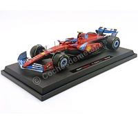 2024 Scudería Ferrari F1 SF-24 Nº55 Carlos Sainz GP F1 Miami 1:18 Bburago 16815S