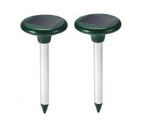 2024 Solar Mole Repellent Snake Repellent Solar Anti-Mole Ultrasonic Repellent Animal Mouse Repellent for Garden Law Outdoor