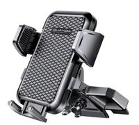 2024 Soporte Movil Coche CD, Soporte Telefono Coche Ajustable 360 °Giratoria, Estable Sujeta Moviles para Coche Ranura CD,Soportes Porta Móvil Universal Para iPhone Samsung Xiaomi Smartphones
