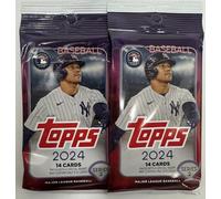 2024 Topps Series 2 Baseball Retail Packs - 2 paquetes al por menor