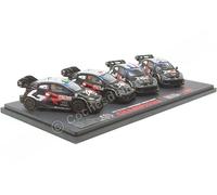 2024 Toyota GR Yaris Rally1 Hybrid Expositor con 4 Modelos Ganador WRC 1:43 IXO