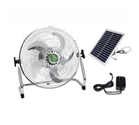 2024 Ventilador de carga solar,Ventilador de camping silencioso de alta velocidad,Ventilador de pie,Uso for el hogar, dormitorio al aire libre/en el interior,con 12 velocidades,USB ( Color : White , S