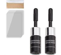 2024 Windscreen Repair Kit Glass Repair Kit, DIY Windshield Repair Kit, Windscreen Crack Repair Kit,Glass Repair Fluid for Fixing Chips and Star Shaped Crack (2 Pcs)