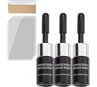 2024 Windscreen Repair Kit Glass Repair Kit, DIY Windshield Repair Kit, Windscreen Crack Repair Kit,Glass Repair Fluid for Fixing Chips and Star Shaped Crack (3 Pcs)