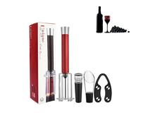 2024 Wino The Go Wine Opening Set | Abridor de vino a presión de aire sacacorchos | Abridor de vino con bomba de aire | Bomba de abridor de botellas de vino | Kit de apertura de vino Wino The Go
