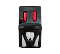 2025 1 PCS Plastic Teeth Fangs Dentures Halloween Party Favors Cosplay Prop Decoration Horror Scary Teeth(4 Dentures+2 Blood Pills)