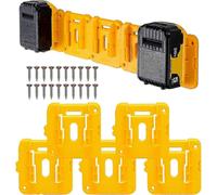 2025 10 Pack Battery Mount Holder for Dewalt 20V 60V Battery Dock Holder Fit for DCB200 DCB203 DCB205 DCB206 Batteries