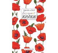 2025-2026 Agenda de Bord Enseignant Journalier: Planificateur de cours | 12 mois de Septembre 2025 à juillet 2026 | Organiseur Journalier 1 Jour 1 Page