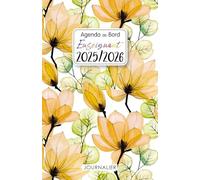 2025-2026: Agenda de Bord Enseignant Journalier | Planificateur de cours | 12 mois de Septembre 2025 à juillet 2026 | Organiseur Journalier 1 Jour 1 Page