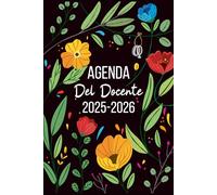 2025 2026 Agenda Del Docente Giornaliera A5: Pianificatore delle lezioni per insegnanti di scuola elementare e secondaria da 1 Settembre 2025 a 15 Luglio 2026 | Regalo di fine anno dell'insegnante.