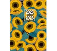 2025 2026: Agenda settimanale Formato A4, da Settembre 2025 a Dicembre 2026 - 16 Mesi | 1 settimana in due pagine | Vista orizzontale | Fiori.