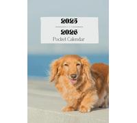 2025-2026 Dachshund Pocket Planner - Small 2-Year Calendar for Dog Lovers with Monthly Calendar, Notes, Password Tracker, and Important Dates | Compact 4x6 Wiener Dog Planner