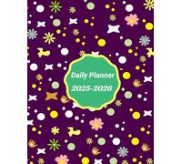 2025 2026 Daily Planner: One Page Per Day | Large Size 8.5 x 11 | Hourly Appointment Book | August 2025 - July 2026