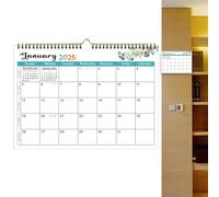 2025-2026 Home -Calendario -18 meses -Calendario de enero de 2025 a junio de 2026 | Calendario de decoración de pared hermoso y artístico, rastrea tu plan de hogar y oficina, funcional y decorativo