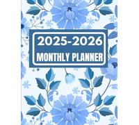 2025-2026 Monthly Planner: Clean Pages for Clear Plans & Confident Progress.