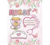 2025-2026 monthly planner for nursing school: Two-year Organizer and Schedule for girls in school and college, covering the period from January 2025 to December 2026