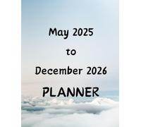2025 & 2026 Monthly Planner: May 2025-December 2026