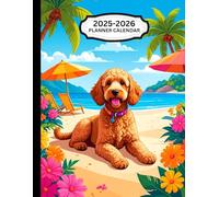 2025-2026 PLANNER GOLDEN DOODLE THEMED COVER: 8.5 x 11”, Year-at-a-glance, Birthday Log, Important Dates, Contacts Lists, Password logs, Monthly 2 ... Holidays and Medical/Personal Information