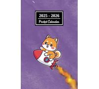 2025-2026 Pocket Calendar: Notes, To-Do Lists, Holiday Tracker, and Planner for Shiba Inu Dog Lovers