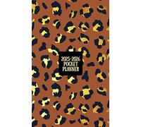 2025-2026 Pocket Planner: 18 Month Mini Calendar Book for Purse (Leopard Print)