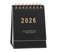 2025-2026 Small Desk Calendar, Decorative Desktop Calendar, Desktop Planner for Daily Tasks and Appointments, Decorative Compact with Pages and Sturdy Base for Students Professionals