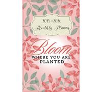 2025-2026 Small Size Monthly Planner: 5x8 Inches of Two Years Calendar Schedule Organizer January to December with Holidays Pink Cover
