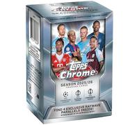 2025-26 Topps Chrome UEFA Club Competitions Soccer - Sellado de fábrica - Caja de valor