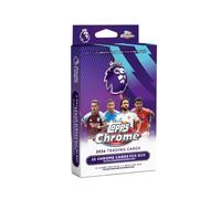 2025-26 Topps - Tarjetas cromadas de la Premier League - Caja colgante (15 tarjetas)