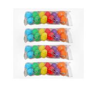 2025 48 Pcs Colorful Plastic Egg Shells for Easter Decoration and Festival Crafts, Suitable for Various Brand Celebrations