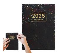 2025 Agenda Book - A7 Planner inglés para horarios semanales y mensuales | Nota de lista de tareas diarias, planificador para el hogar y el trabajo, organizar las tareas diarias, l