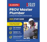 2025 Alabama Prov Master Plumber: Contractor Exam Preparation & Practice Exams