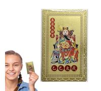 2025 Amuleto del Signo Zodiacal de Serpiente Tai SUI - Tarjetas de protección anuales | 2025 Tarjetas de Tai SUI de Gold para la Suerte, el éxito, la Prosperidad y la Riqueza