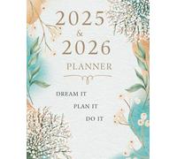 2025 and 2026 Planner: Weekly and Monthly Spreads with Notes and Coloring Pages for Relaxation