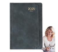 2025 Appointment Book for Time Management, 6 x 8 pulgadas Daily Weekly Monthly Planner with Thick Paper PU Cover, Calendar Agenda for Effective Scheduling and Organizing Your Personal and Professional