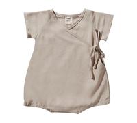 2025 Baby Boy Niña Mameluco Mono Bebé casual verano trajes Bebe de Algodón con Cuello Redondo Sólido Ropa 1 PCS Body Regalo para 0-24 Meses