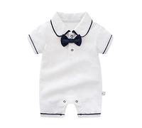 2025 Baby Boy Niña Mameluco Mono Bebé casual verano trajes Ligeros Suave Cómodo Sólido Ropa de Abrigo Regalo para 0-24 Meses
