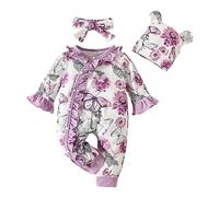 2025 Baby Boy Niña Mameluco Mono Bebé Ropa de Abrigo Gatear Infantil Suave Cómodo Unisex Sólido Pijama Niño Primavera Otoño