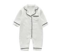 2025 Baby Boy Niña Mameluco Mono Ropa de Bebé Recién Nacido Casual Verano Trajes Ligeros Suave Cómodo Sólido Pijama Invierno para Niños Niñas