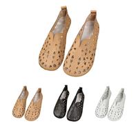 2025 Bailarinas Mujer Verano Comodos Piel Zapatos Planos Vestir Fiesta Elegentes Flores Bailarina Comodas Entretiempo Zapatillas Deportivas sin Cordones Suave Transpirables Calzado Barefoot Mocasines