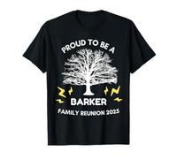 2025 BARKER Family Reunion Gathering Árbol genealógico a juego Camiseta