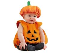 2025 Bebé Disfraz De Halloween Bebe Manga Larga Mono Calabaza para NiñOs NiñAs Ropa Unisex Linda Mi Primer Traje Conjuntos BebéS Pijama Mameluco