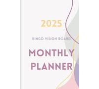 2025 Bingo Vision Board Monthly Planner - Vintage: Goals and Dreams Organizer Journal