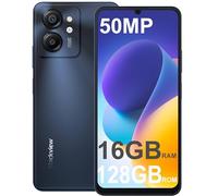 2025 Blackview Color 8 Telefono Movil, 16GB+128GB/TF 1TB, 6.75" Pantalla HD+ 90Hz Smartphone, 6000mAh(18W), Cámara 50MP/4G Dual SIM, 8-Core/Face ID/Fingerprint/OTG/GPS/3.5mm Jack Moviles(Gemini AI)