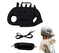 2025 Breathable Multi-Function Pet Carrier Backpack, Adjustable Full-Body Harness with Traction Leash, Outdoor Walking & Travel with Safety Lock, for Small to Medium Dogs & Cats (Black,Large)