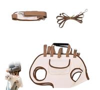 2025 Breathable Multi-Function Pet Carrier Backpack - Adjustable Shoulder Sling for Small to Medium Dogs & Cats, Outdoor Walking Travel for Dogs Cats (Beige,X-Large)